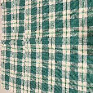 Set 3 Green plaid Placemats